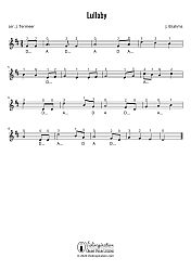 Lullaby – J. Brahms - Violin Sheet Music Tutorial