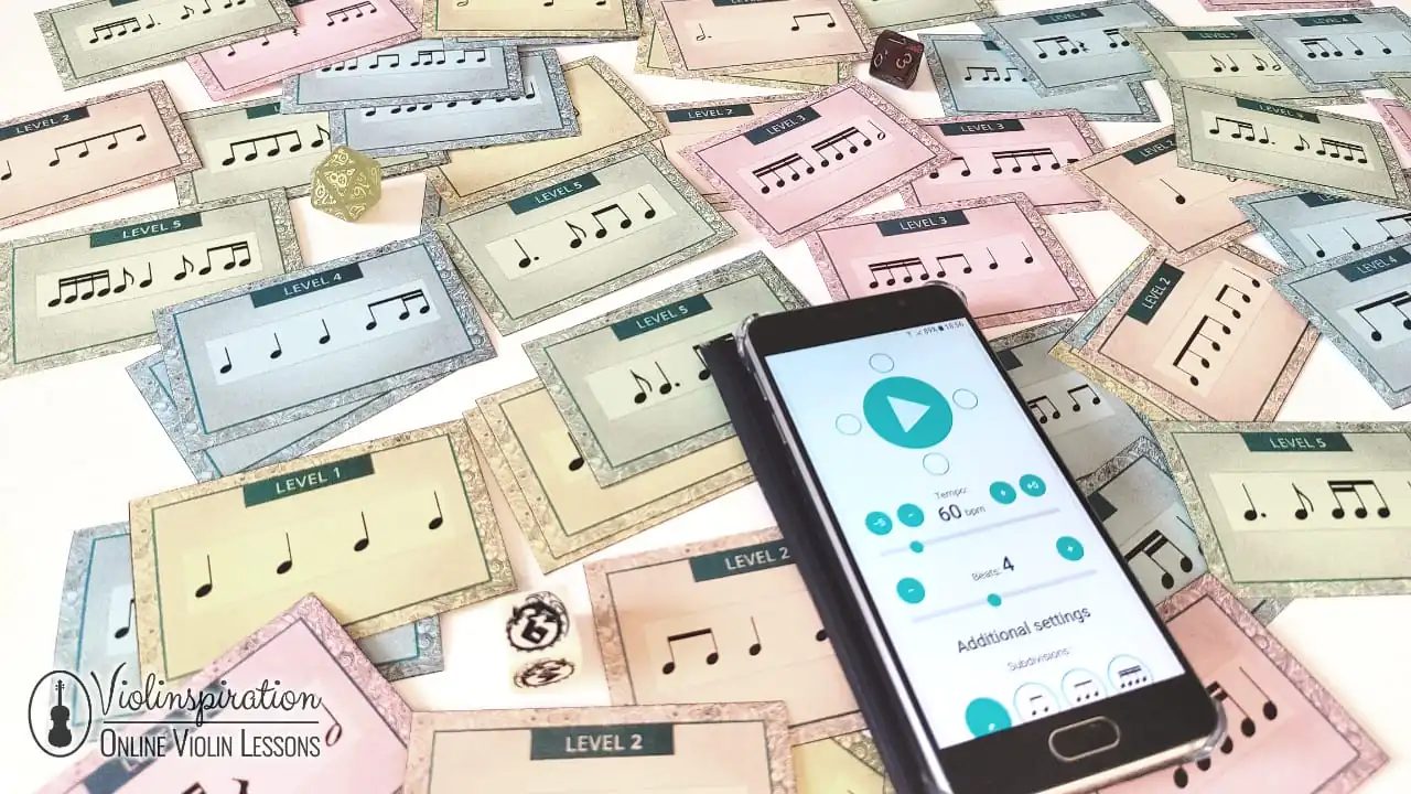Rhythm Cards metronome and dices for playing rhythm games Rhythm Cards metronome and dices for playing rhythm games