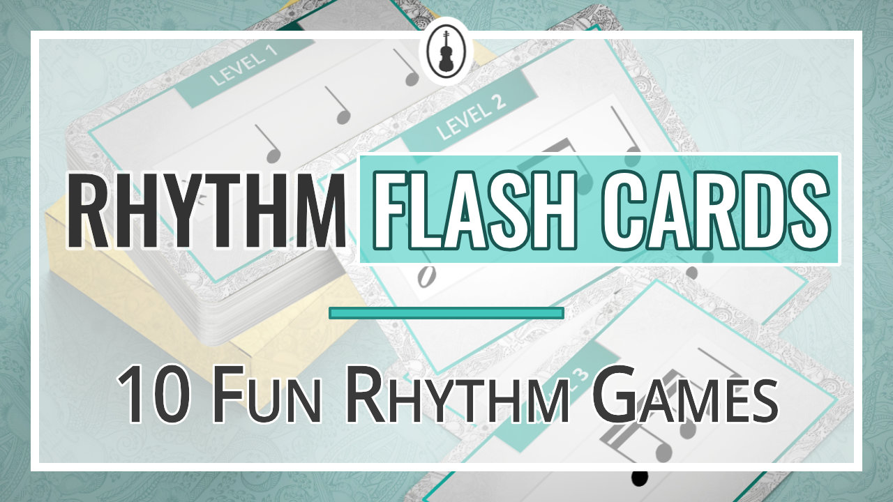 Rhythm Flash Cards with 10 Fun Rhythm Games