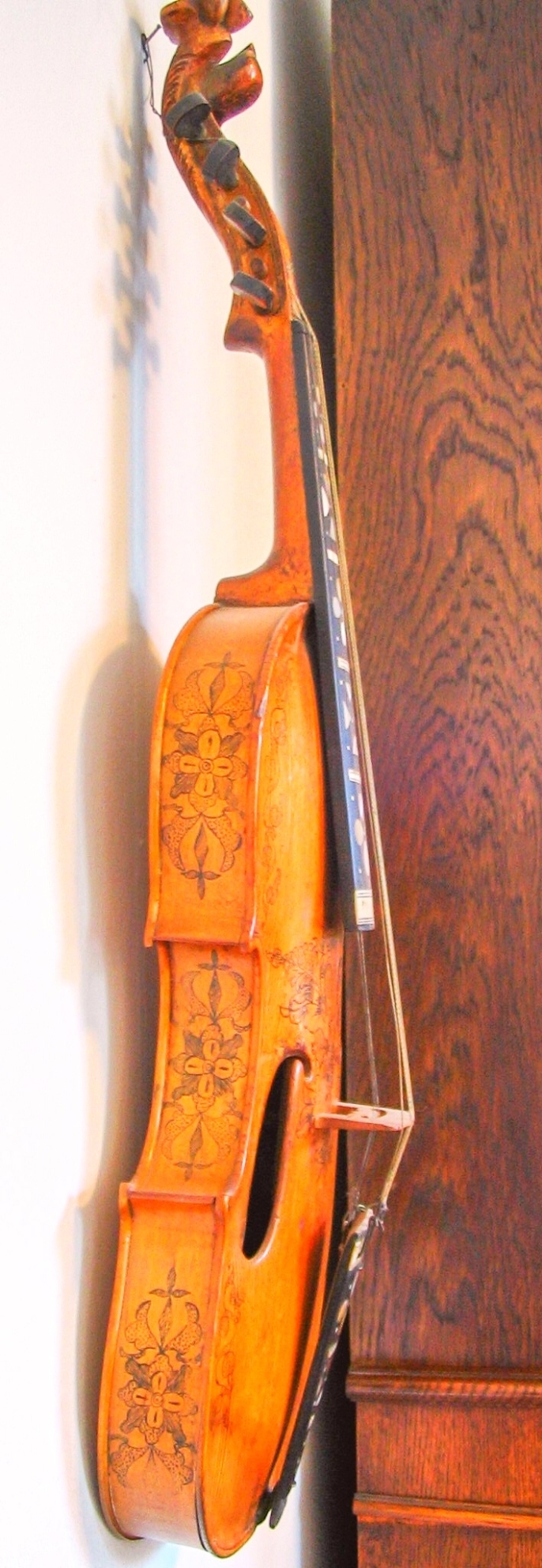 The Most Popular Violin Types - Hardanger fiddle - side view - Copenhagen - Jerry