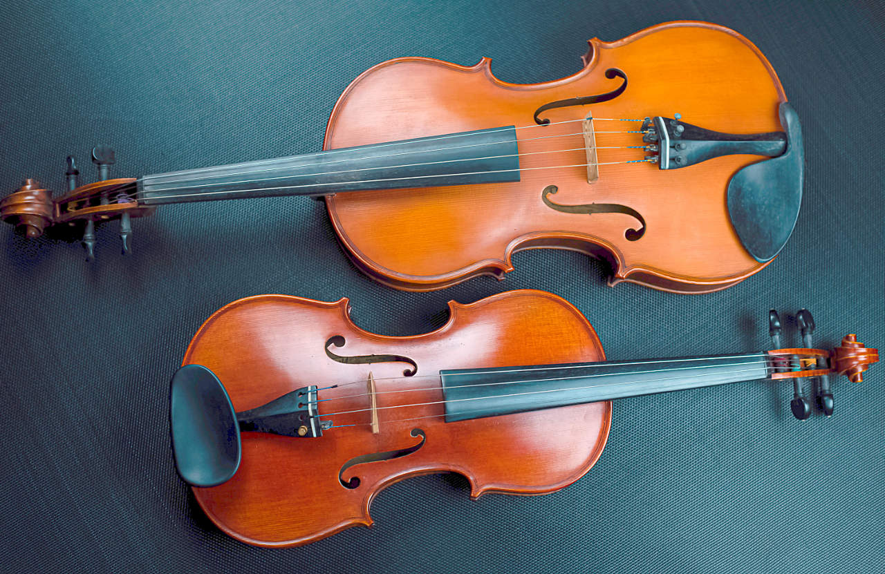 The Violin Family - Viola and Violin