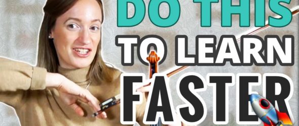 Do This To Learn Faster - Violin Lesson