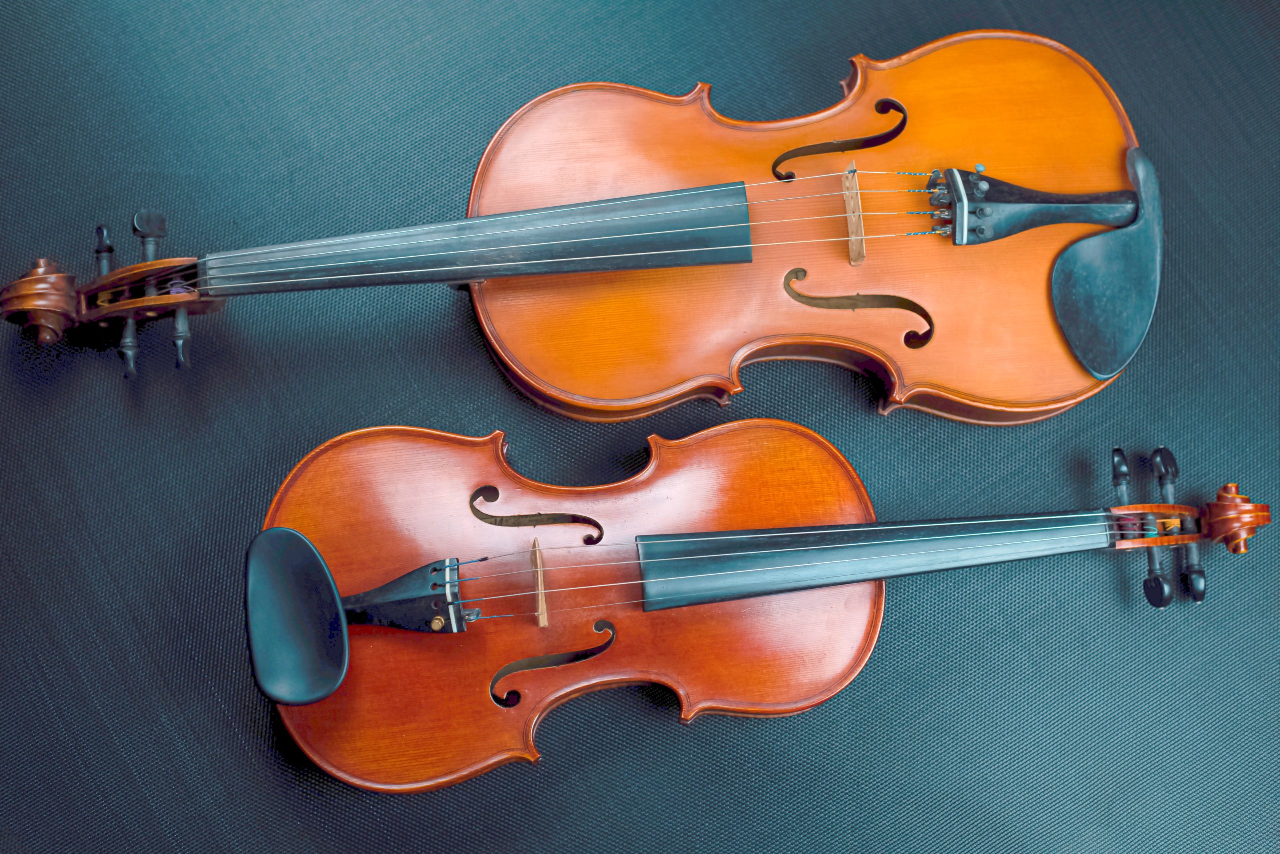 Viola vs violin - size of the instrument