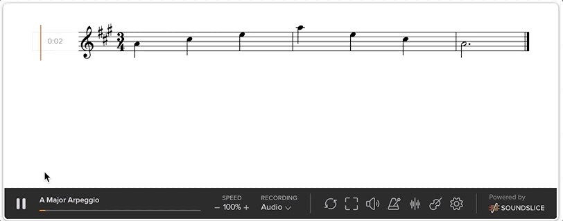 Violin Accompaniment App - Navigating playback