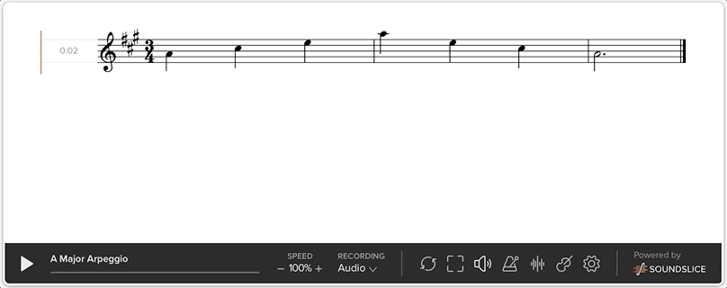 Violin Accompaniment App - Volume Slider