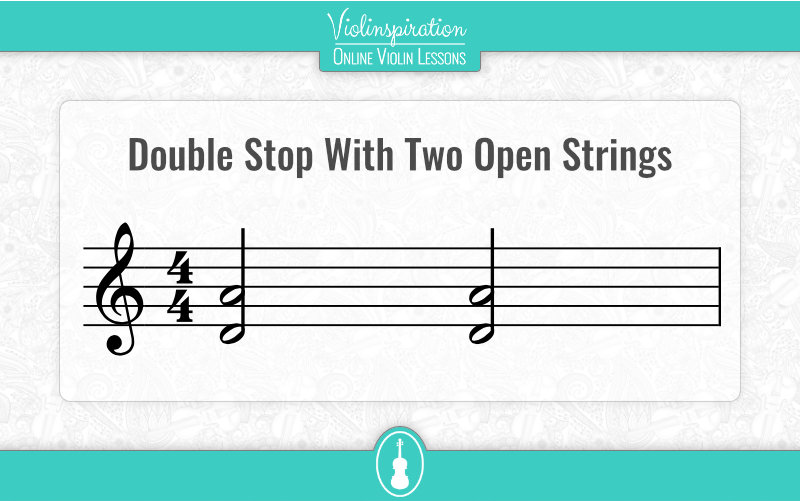 Violin Chords - Double Stops Open Strings