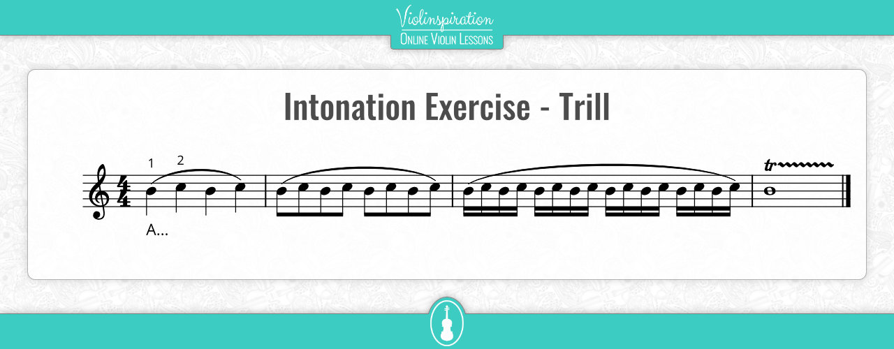 Violin Intonation Exercises - Trill