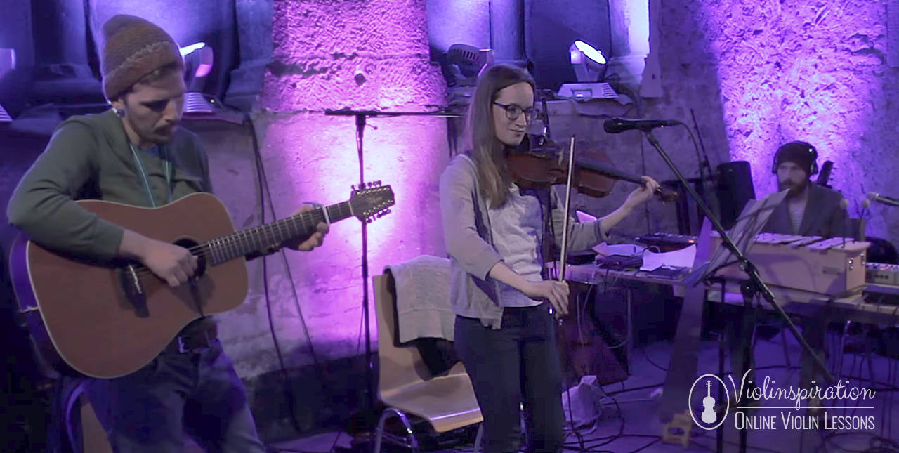 Violin Jam Session - Julia at a jam session