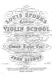 Violin Second Position - Louis Spohr - Violinschule