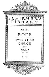 Violin Second Position - Pierre Rode - 24 Caprices for Solo Violin