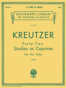 Violin Solos - 42 Studies or Caprices by Rodolphe Kreutzer