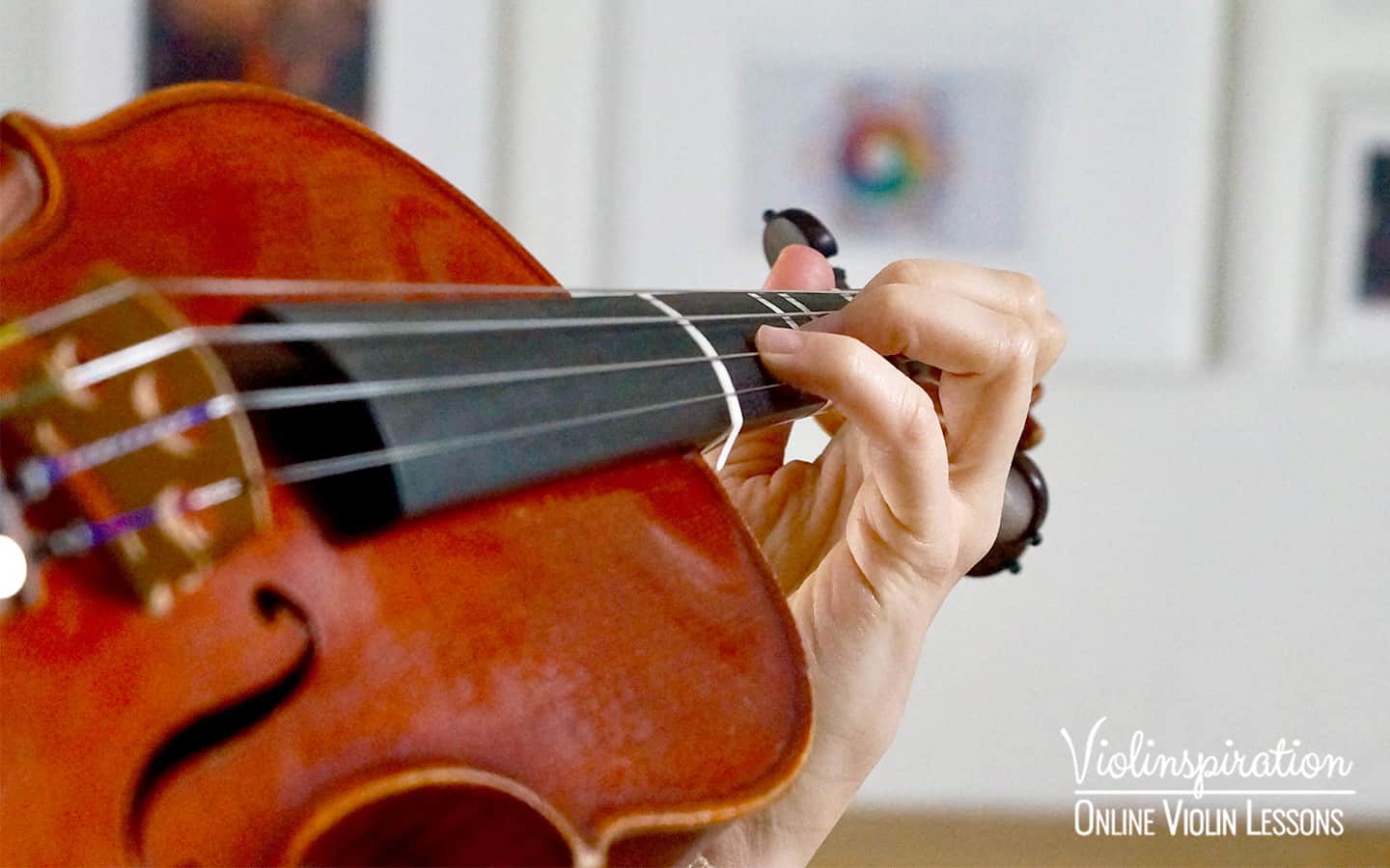 Violin Techniques - Left-Hand-Close-up