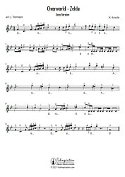 The Legend of Zelda: Link's Awakening - Overworld (For Orchestra) Sheet  music for Violin, Viola, Cello (String Trio)