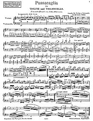 Violin and Cello Duets - Halvorsen - Passacaglia for Violin and Viola
