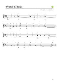 When The Saints Go Marching In - violin sheet music tutorial