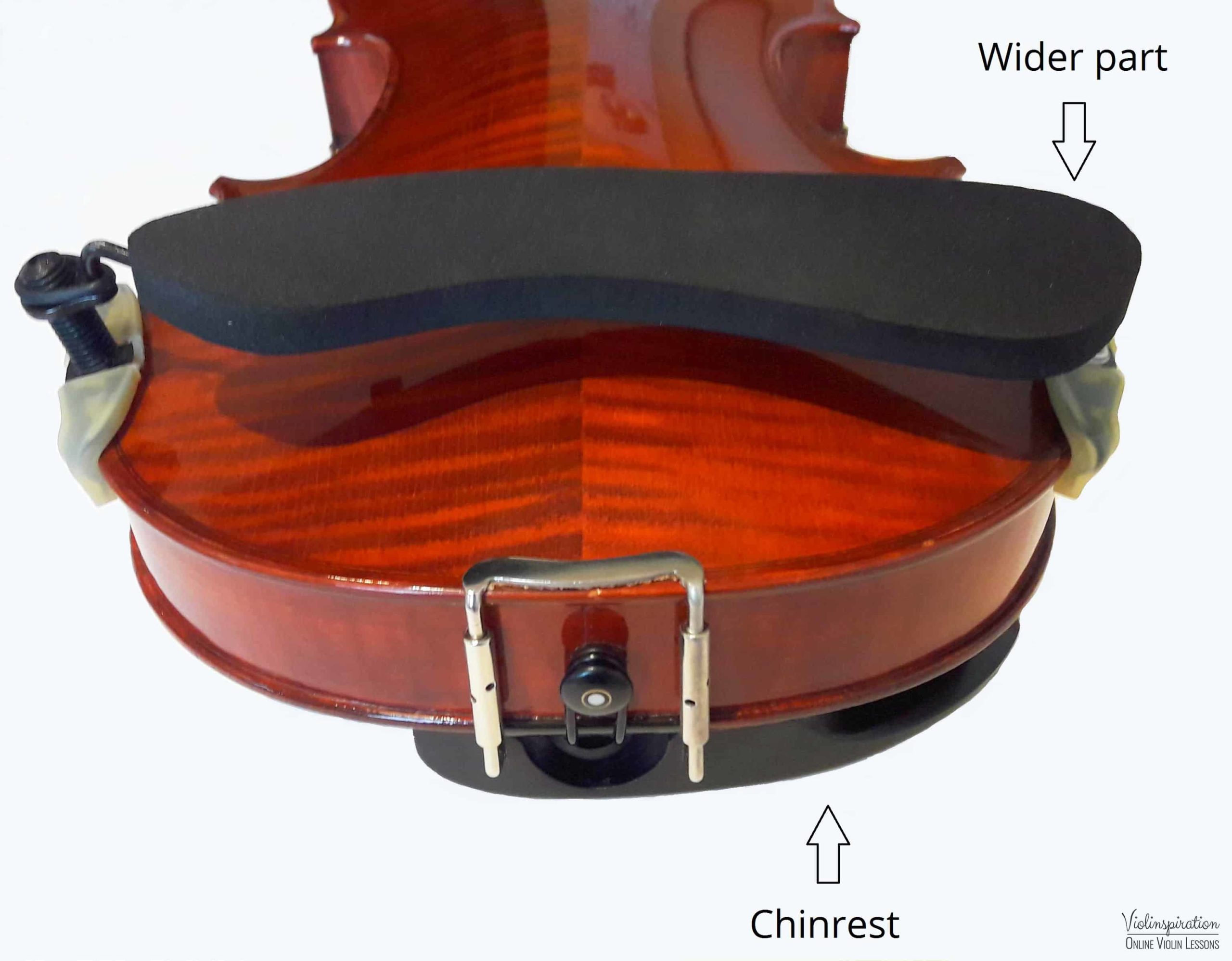 Where to place a shoulder rest on a violin shoulder rest placing_1