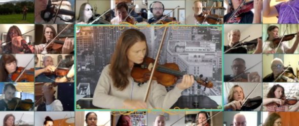 Worldwide Virtual Adult Violinists Orchestra - ALL Adult Beginners!! - Violin Lesson