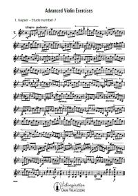 advanced violin exercises - free sheet music download