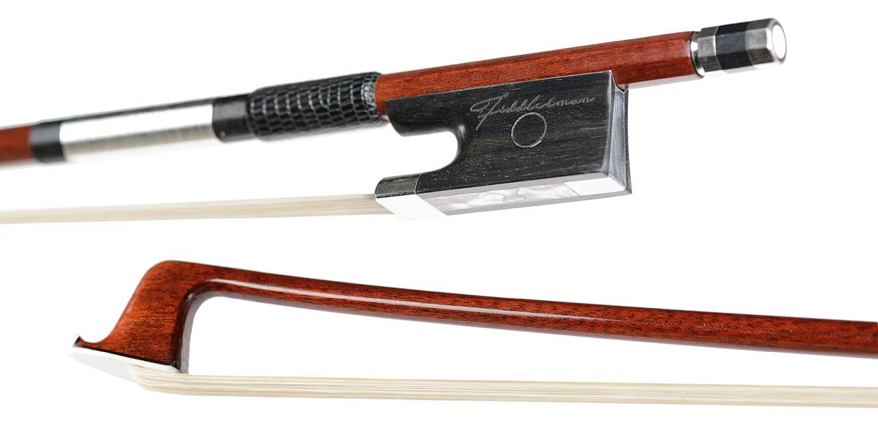 Light Weight Classic Pernambuco Violin Bow 1/2 Size With FREE Rosin for Bow Hairs and Ebony Frog Real Mongolian Horse Hair Violin 1/2 Well Balanced 