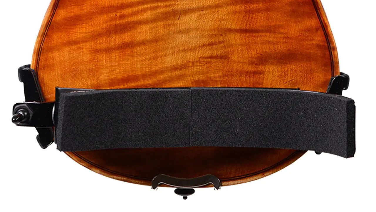 Foam padding underneath the BonMusica violin shoulder rest