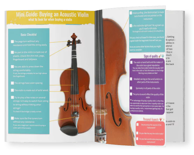 Download the Buying an Acoustic Violin mini guide