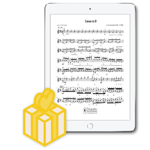 Download Free Sheet Music Canon in D