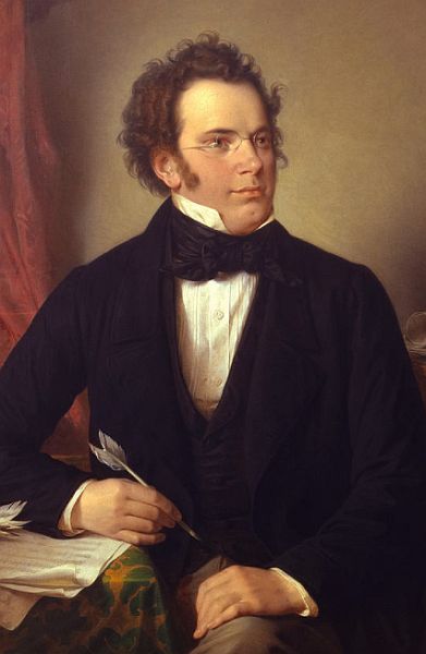 classical period composers - Franz Schubert by Wilhelm August Rieder, Public domain
