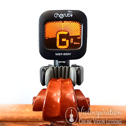 clip tuner - note before the correct