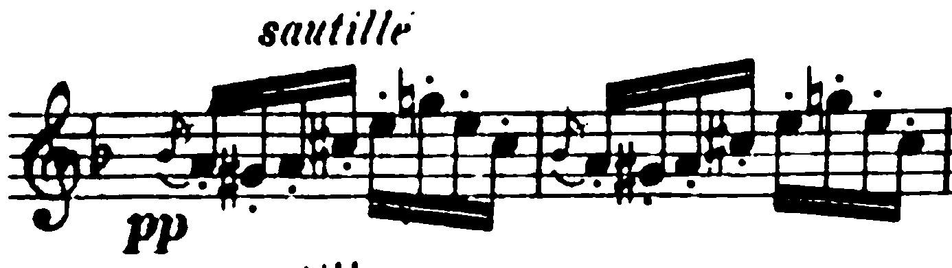 czardas violin sheet music - sautillé