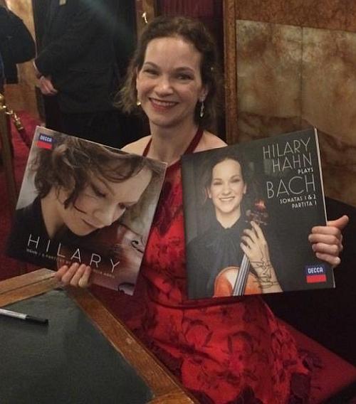 famous violinists - Hilary Hahn 2019