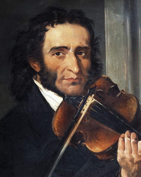 famous violinists - Niccolò Paganini by Andrea Cefaly
