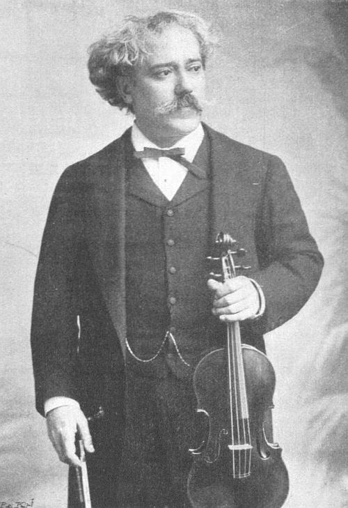 famous violinists - Pablo de Sarasate 1906