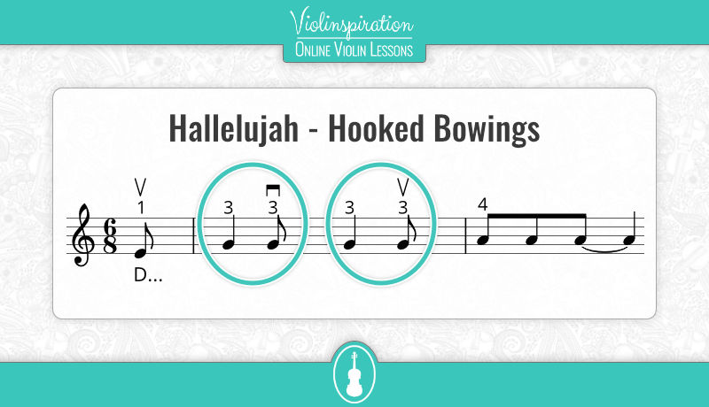 hallelujah violin sheet music - Hooked Bowings