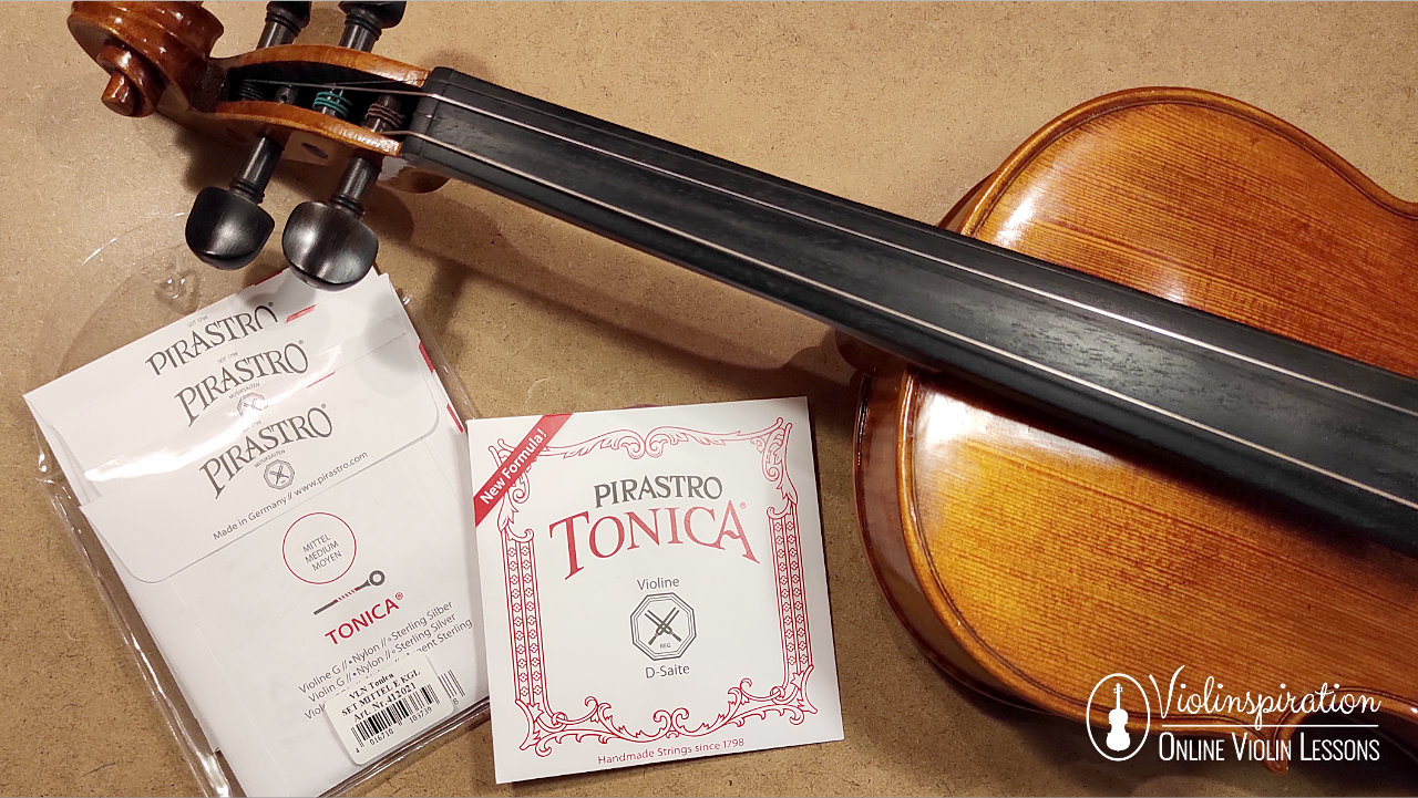 how to get good tone on violin - Change Strings