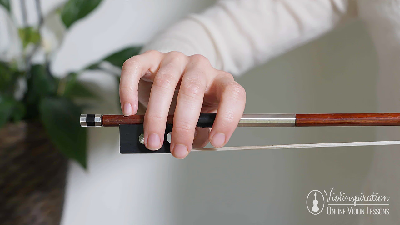 how to get good tone on violin - bow hold