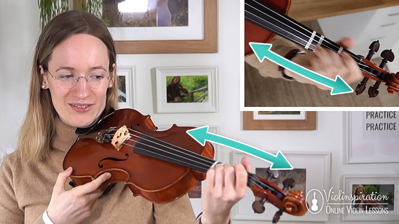how to relax left hand violin - vibrato exercise