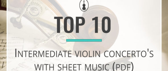 intermediate violin concertos