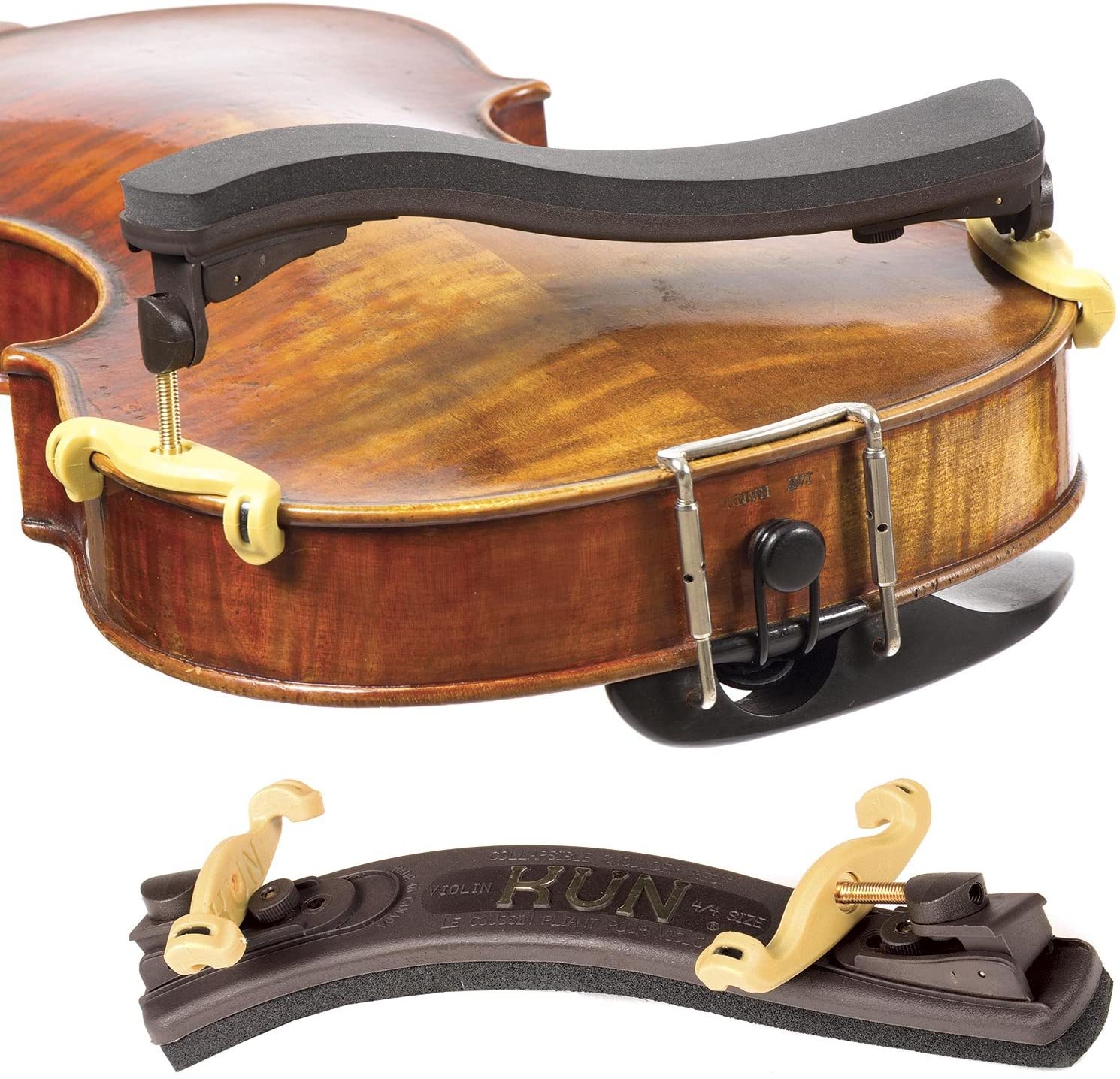 Quality Adjustable Violin Shoulder Rest Pad Designed For 1/2 2/4 Violin Size* 