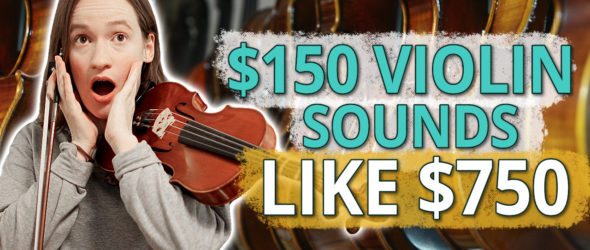 make your cheap violin sound like a few hundred bucks - Violin Lesson