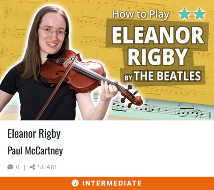modern violin music - eleanor righby intermediate