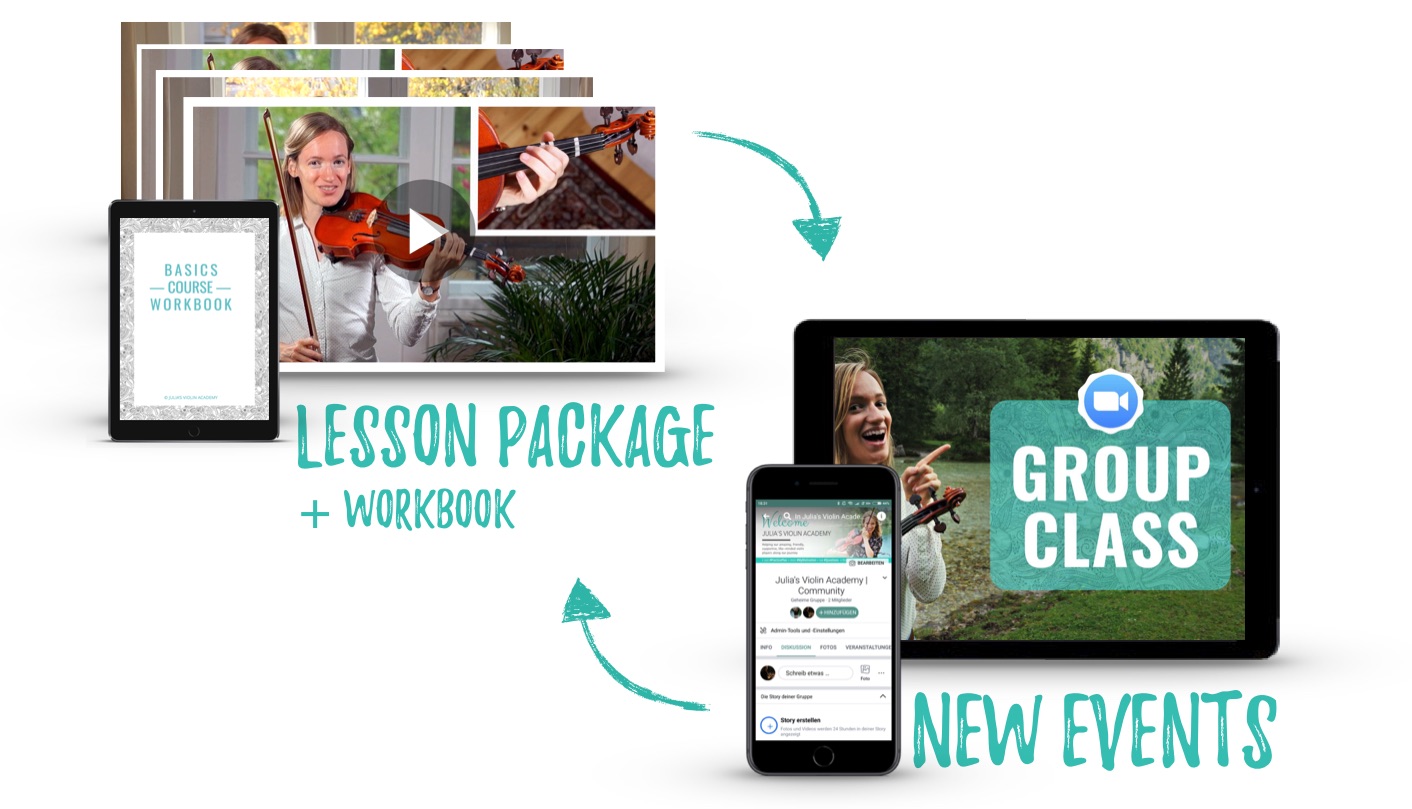 online violin lessons live events