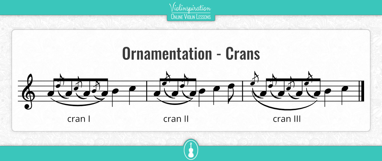 ornamentation in irish music - Crans