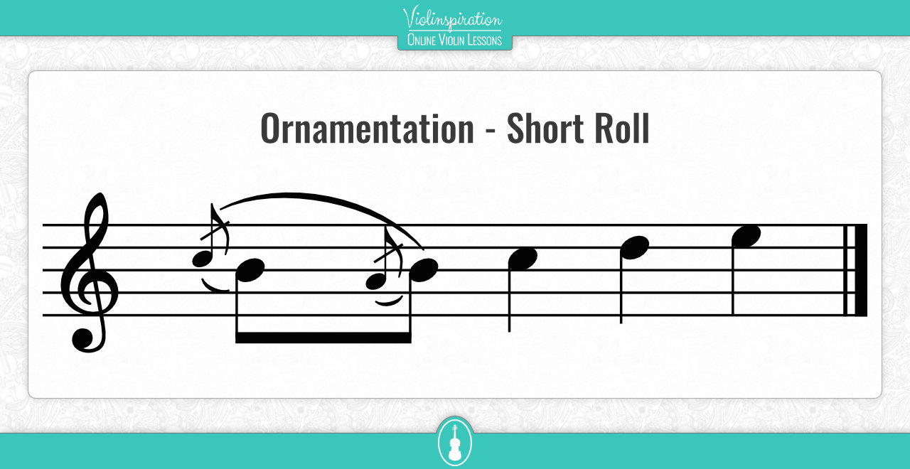 ornamentation in irish music - Short Roll