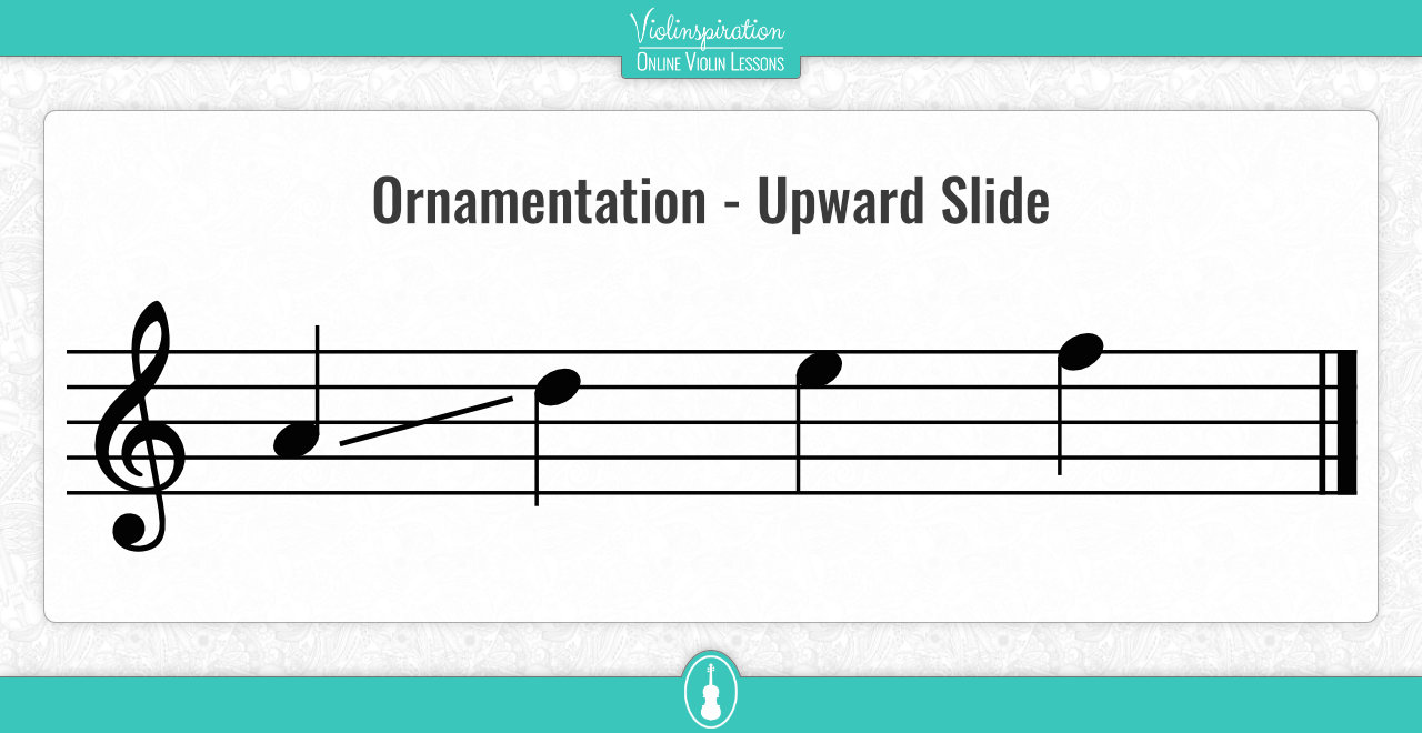 ornamentation in irish music - Upward Slide