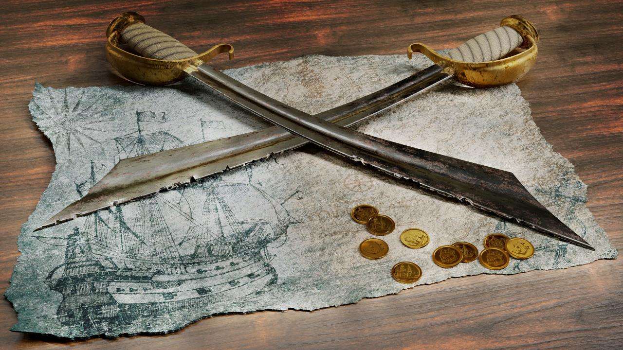 pirates of the caribbean violin sheet music - pirates map