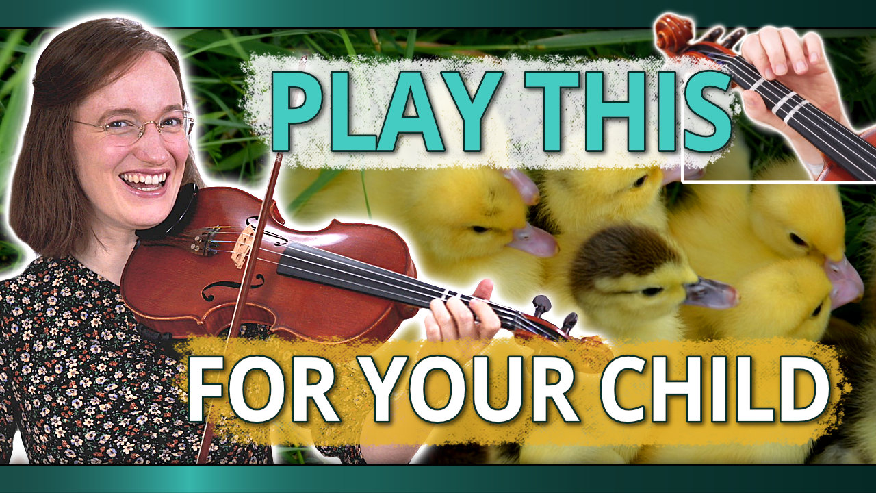Violin Lesson – Alle Meine Entchen – All My Little Ducklings