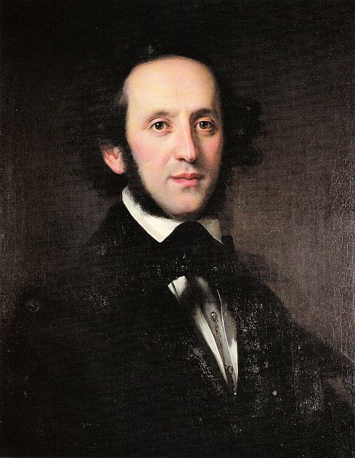 romantic period composers - Felix Mendelssohn Bartholdy by Eduard Magnus