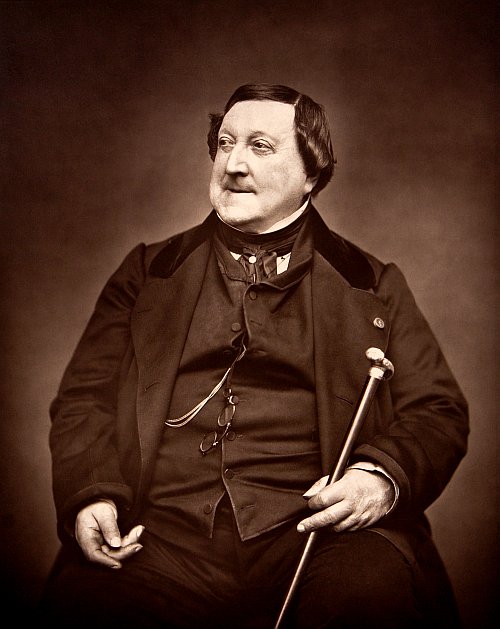 romantic period composers - Gioacchino Rossini by Étienne Carjat