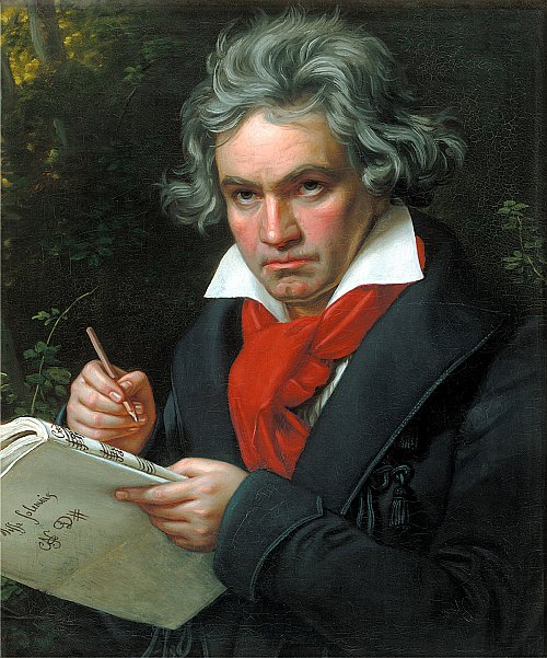 romantic period composers - Ludwig van Beethoven by Joseph Karl Stieler