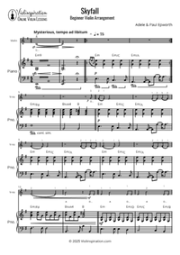 skyfall - beginner - violin + piano - thumbnail skyfall - beginner - violin + piano - thumbnail